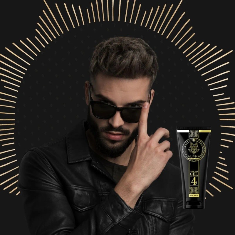 Kit Ouro Aceite Barba Bigote Oil Y Pomada Moldeadora Alpha