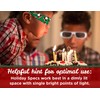 Holiday Specs Plastic 3D Christmas Glasses- Snowflakes will appear before