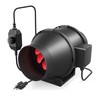 iPower 4 Inch Inline Duct Fan with Variable Speed Controller