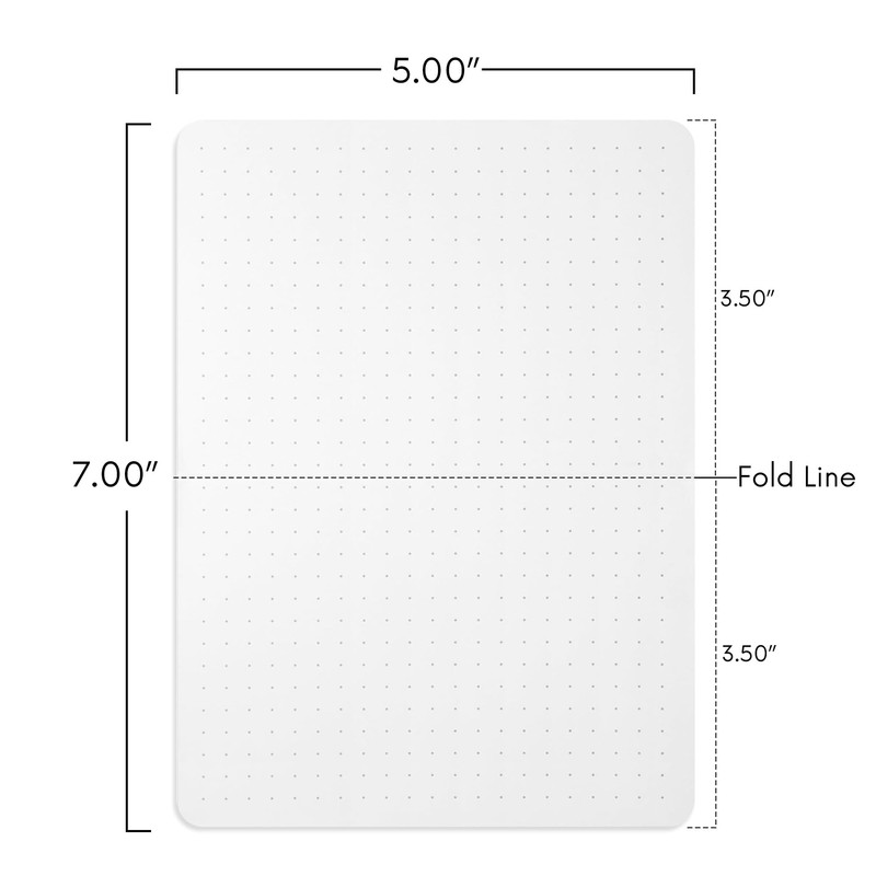 Notsu Dot Grid Index Cards 5x7 inch, 40 ct |