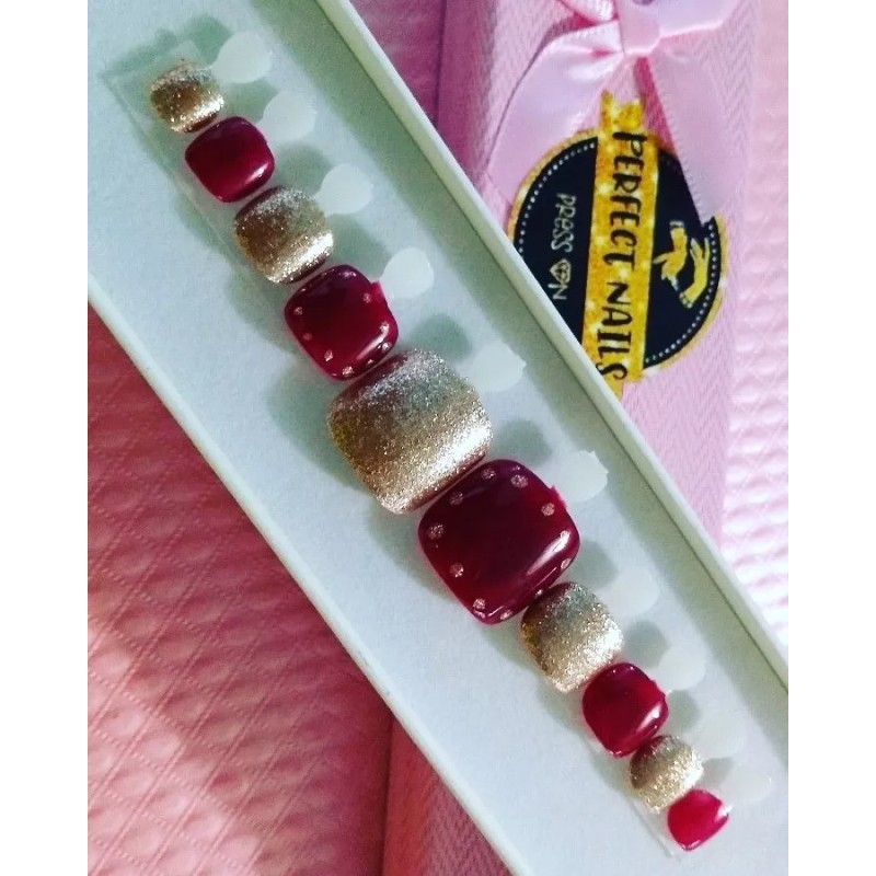 Perfect Nails Press On Uñas Postizas Para Pies