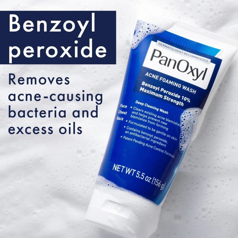 Panoxyl 10% Peróxido De Benzoilo Limpiador Del Acné 156g Todo