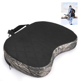 URMONA Portable Hunting Seat Cushion, 11.4 x 15.7 x 2.8in Waterproof Memory Sponge, Thickening Lightweight Outdoor Cushion, Camping, Stadium, Outdoor Sports, Fishing