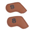 10PCS Golf Head Protective Covers Waterproof PU Material Golf Putter