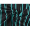 oneOone Rayon Black Fabric Stripes Stripe Sewing Fabric by The