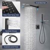 TNOMS Shower System with 10 Inch Rainfall Shower Head and