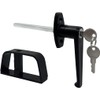 Lepoint L-Handle Lock Shed Door Latch Lock Kit with 2