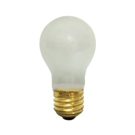 Royal Designs, Inc LB-5012-25 LB-5012-25 Royal Designs Frosted Glass Traditional Style Incandescent A15 Light Bulbs, E26 Medium Brass Base, 130V, 15 Watts, Set of 25, 25 Piece