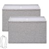 Rectangular Lamp Shades Set of 2, 16"L x 8"W x