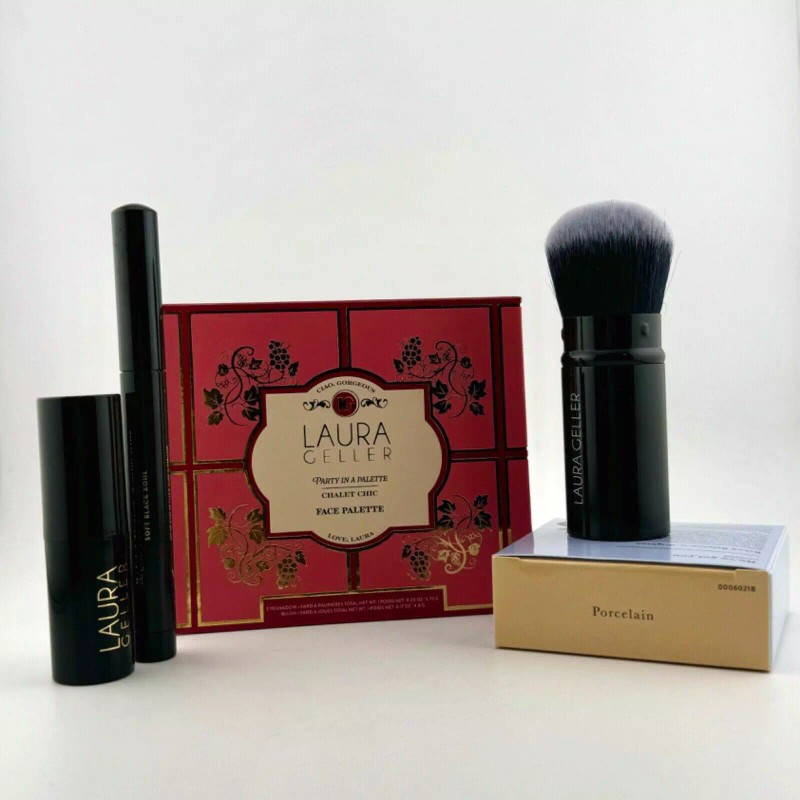 Laura Geller 5-Piece Holiday Glam Full-Face Collection Shade - PORCELAIN