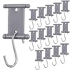 MorningRo 8 Pcs Rv Awning Hooks for Piping Rail 5/6