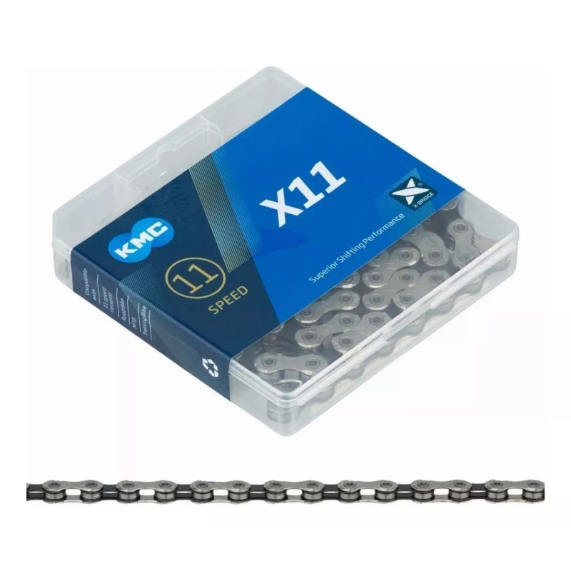 Kmc X11 Cadena Para Bicicleta 11 Velocidades Plata Negro