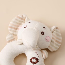 Shinse Rattle, Baby Toy, Rattle, Rin Stick, Cute, Cloth Toy, From 3 Months, Organic Cotton, Popular, Baby Shower, Educational Toy, Newborn, Children, 0, 1, 2, 3 Years, Infants, Girls, Boys, Baby