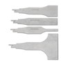 4PCS Reciprocating Saw Scraper Blade Multifunctional Stainless Steel Tile Cleaning