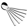 Eagrye 12-Piece Stainless Steel Large Soup Spoons, Round Bouillon Spoons