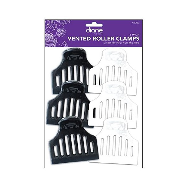 Diane D70C Vented Roller Clamps – Black and White