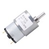 DC Motor 12V 12RPM Reducer Shaft SelfLocking Geared Motor for
