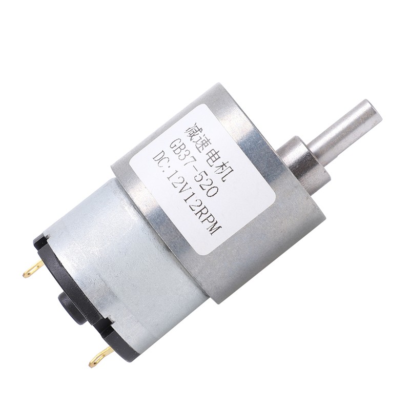 DC Motor 12V 12RPM Reducer Shaft SelfLocking Geared Motor for