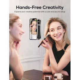 Nulaxy Stronger Magnetic Detachable Silicone Suction Cup Phone Mount with 2 Sticky Grip Holder, 3-Pack Hands-Free Phone Accessories Holder for Videos,Selfies,Cooking,Gym, Adhesive Grip for Cell Phone