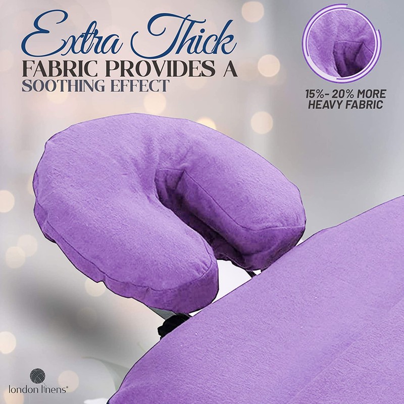 LONDON LINENS Pack of 4, Premium Extra Thick 100% Cotton