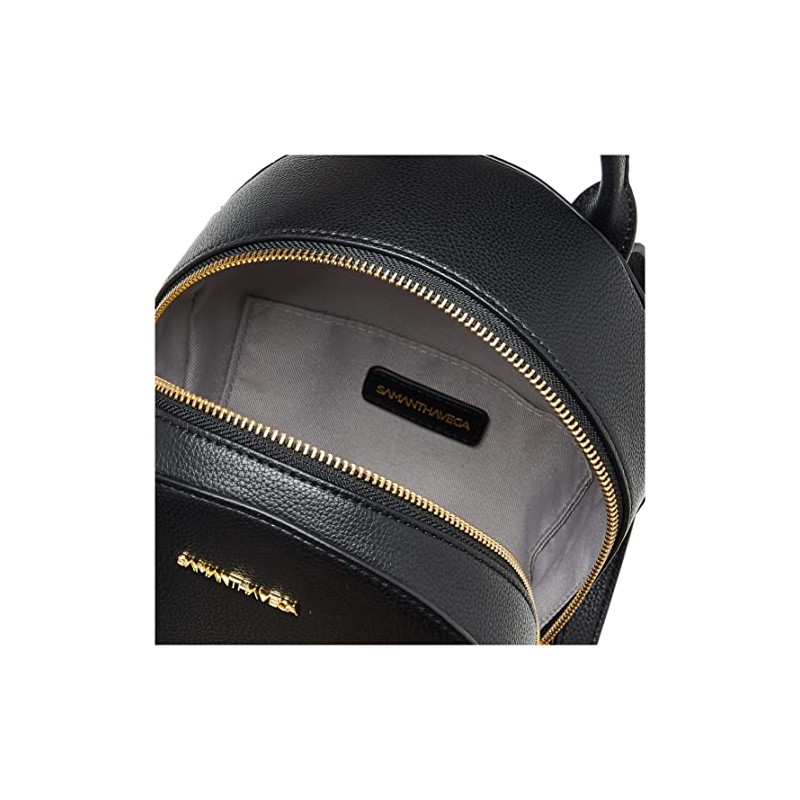 Samantha Vega 72120115641 Women's Backpack, Front Pocket, Black