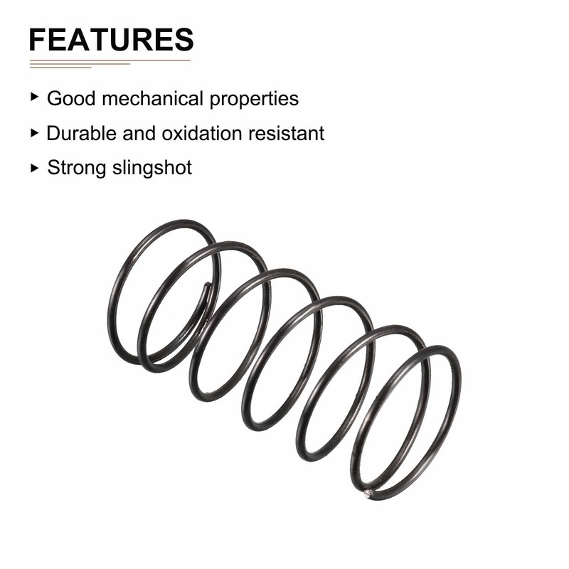 DTGN 1.2x20x40mm(DxODxL) Compression Spring - 10Pack - Good for Machinery