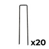 KCT 20 pc U Shape Tent Peg Carbon Steel Garden