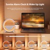 LED Table Lamp with Wireless Charger, RGB Color Changing Ambient
