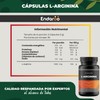 ENDAROO L-Arginina 500 mg, 60 Cápsulas, Suplemento para Vigor, Resistencia