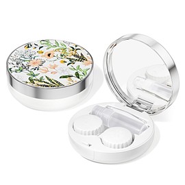 Contact Lens Case/Contact Case, Travel Contact Lens Case Cute Contact Case and Solution Perfect for Daily Travel Outdoor