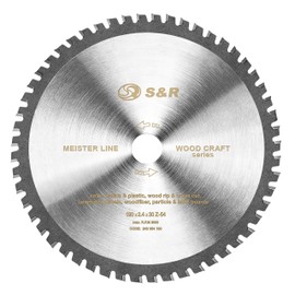 S&R Circular Saw Blade 190mm 54T - Multi Material Plain Cut Blade for Precision Cuts