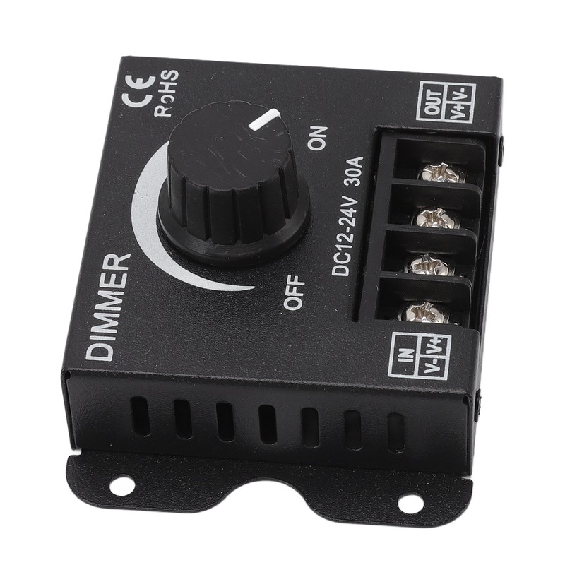 LED Dimmer Single Channel PWM Lighting Stepless Dimming Controller for