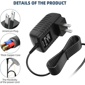 Guy-Tech 5V AC/DC Adapter Compatible for The Magic Scent TMS Mini Car Diffuser Waterless Scent Machine Home Essential Oil Intensity Control Timer Type C 5VDC Power Supply Cord