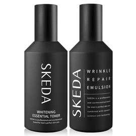 SKEDA Men's Wrinkle Repair Emulsion 135ml Whitening Essential Toner 135ml Set / 스케다 남성용 링클 리페어 에멀젼 135ml 화이트닝 에센셜 토너 135ml 세트