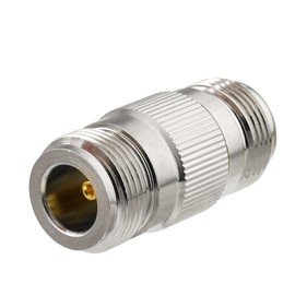 Rfsupplier N Type Female to Female N-JJ Coaxial Connector Ends Female 2 Pieces