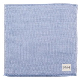 Imabari Factory Imabari Towel Handkerchief, 7days Handkerchief, Approx. 9.8 x 9.8 inches (25 x 25 cm), Made in Japan, Navy