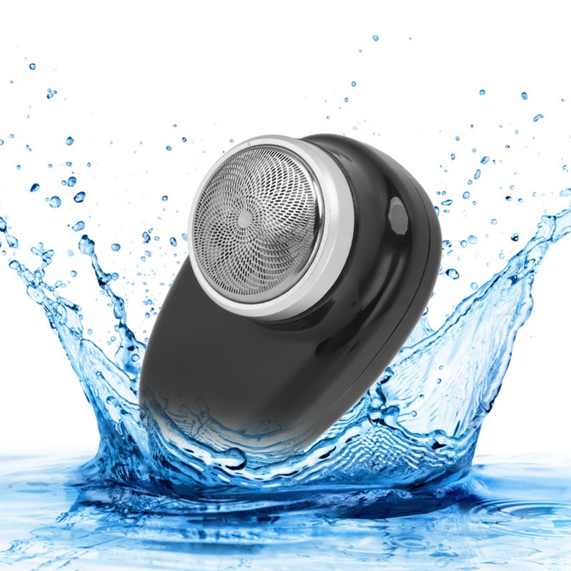 Mini Electric Beard Clipper Rotary Blade Hair Trimmer USB Charging