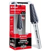 EZARC AlCrN Carbide Rotary Burr Bit (Pro), SL-5 Double Cut