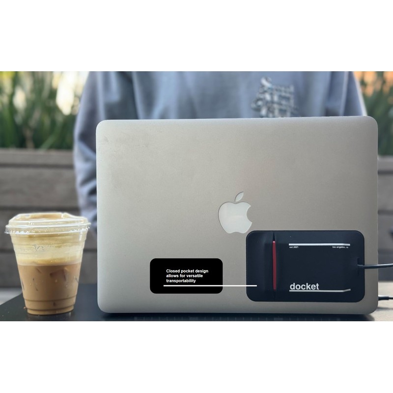 Docket Mini SSD External Hard Drive Holder for Laptop -