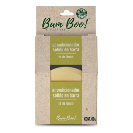 20 Pack Acondicionador Sólido Té Limón 80g Bam Boo! Lifestyl