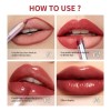 Set De Labiales Mate 3 En 1 Labiales Indelebles Larga