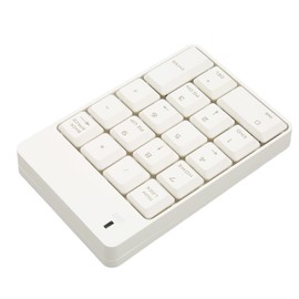 USB Number Pad, 2.4G ABS Material Number Pad for Work (White)