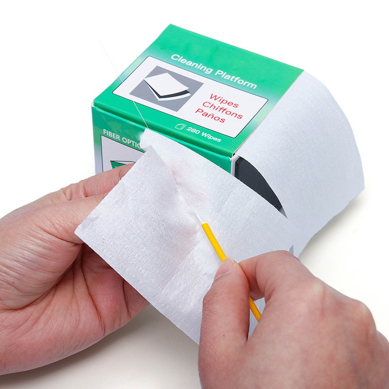 Fiber Optic Cleaning Wipe 220 Sheets Dust Free Cleaner Platform