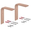 Gedotec Wooden Console Wall Angle | Pack of 2 -