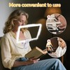 10X LED Magnifying Lamp, Rechargeable Hands-Free Desk Lamp with Brightness