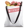 Funny I Survived College Dropoff Parents Starting School Tote Bag