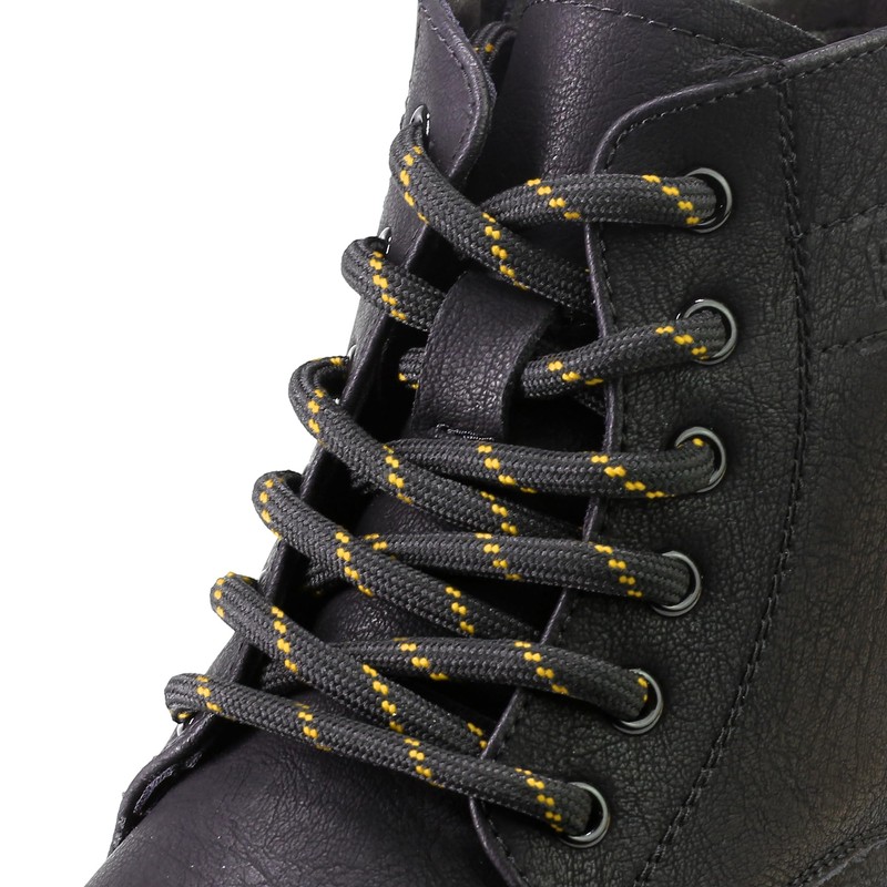 2 Pairs Heavy Duty Boot Laces, 3/16" Thick Strong Round