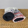 Freak Scene Arm Warmers - Knitted Wool - Black/Red, Black