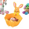 Rabbit Basket,Portable Cartoon Bunny Easter Nest | Lightweight Nursery Boxes,