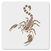 MAGJUCHE Scorpion Stencil 6 Inches, Reusable Scorpion Stencil for Painting